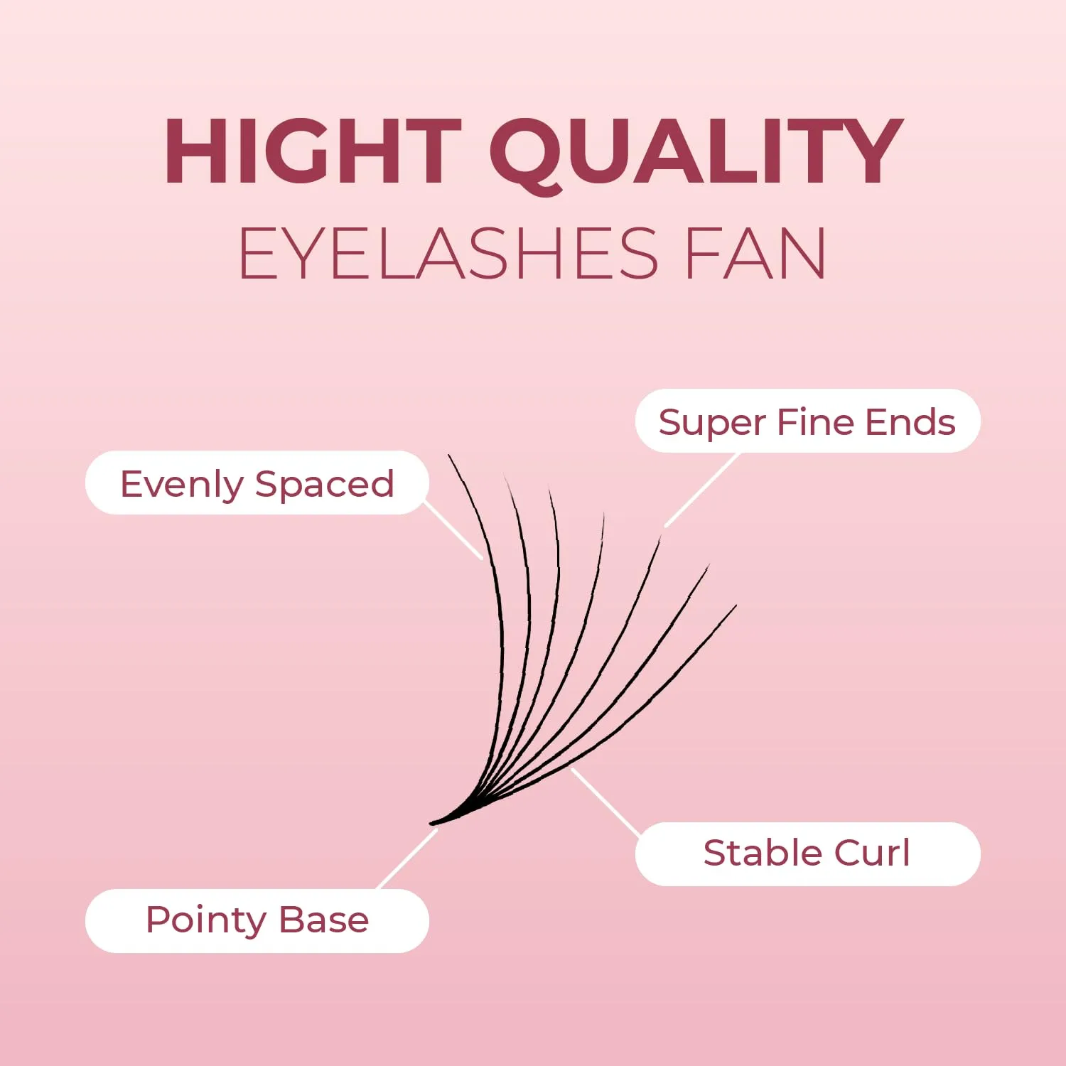 1000 Fans Premade Volume Eyelash Extensions – 5D-20D C/CC/D Curl 10–18mm Length 0.05/0.07mm Thickness Ultra Speed Promade Fans Black PBT Professional Lash Supplies Pestañas Pelo A Pelo