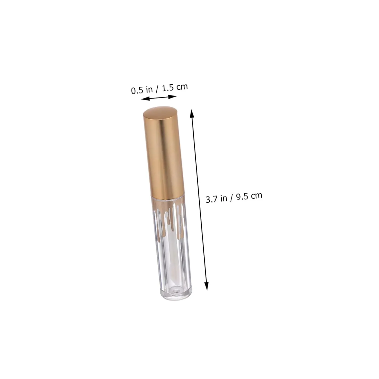 10pcs Empty Lip Containers Wave Design Versatile Bottles for Lip Gloss Balm Oil Mascara Lightweight and Durable Cosmetic Subpackage Bottles