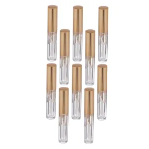 10pcs Empty Lip Containers Wave Design Versatile Bottles for Lip Gloss Balm Oil Mascara Lightweight and Durable Cosmetic Subpackage Bottles