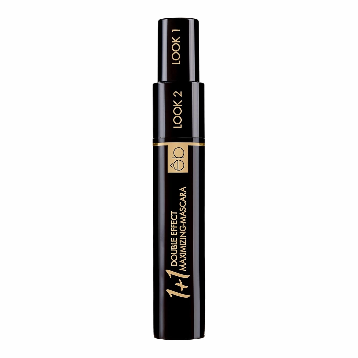 1 1 Double Effect Mascara Rimel by Être Belle 2 Looks in 1/ naturally subtle Look/Intensely glamorous Look/Long-lasting Mascara