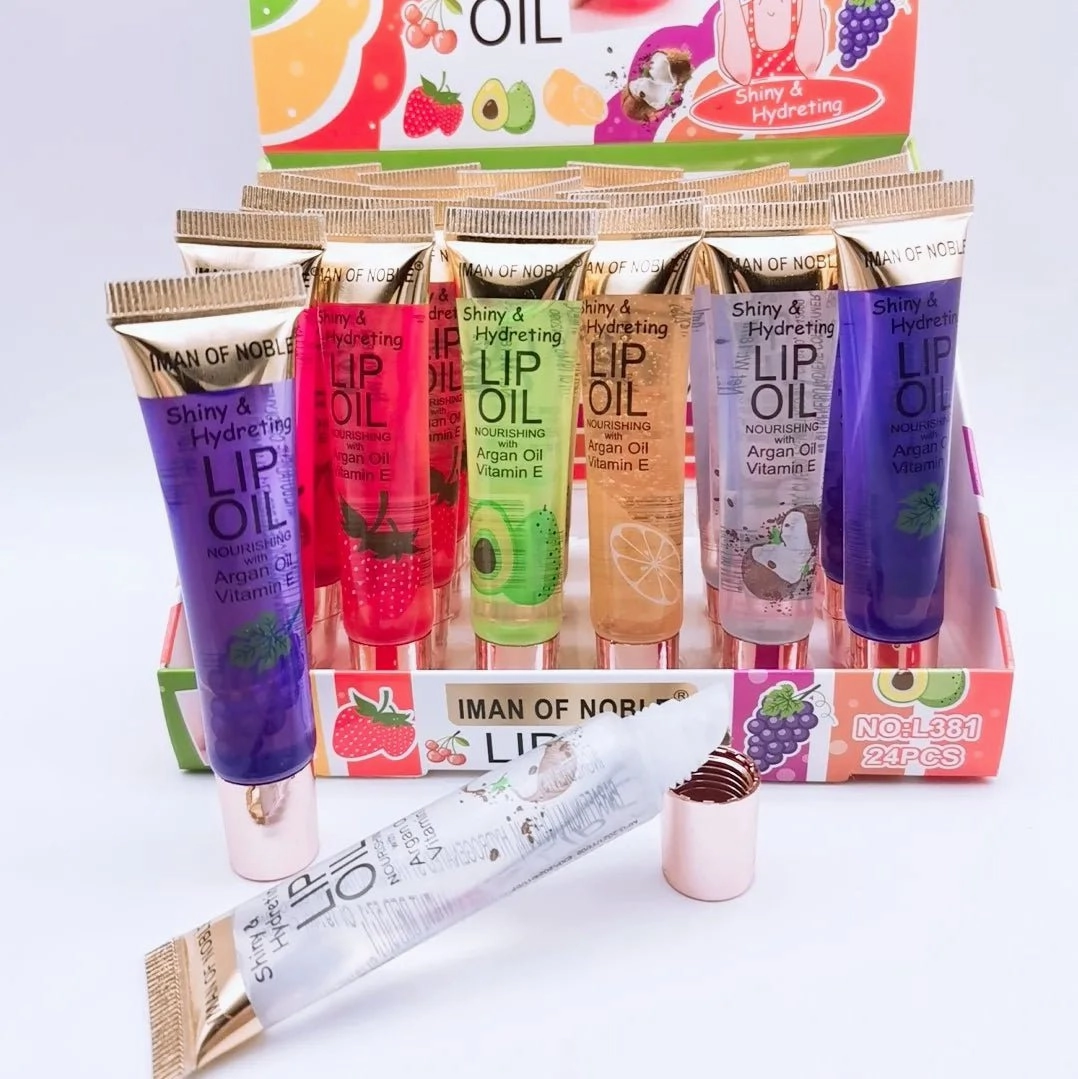 24pcs Fruit-Flavored Lip Gloss with Vitamin E