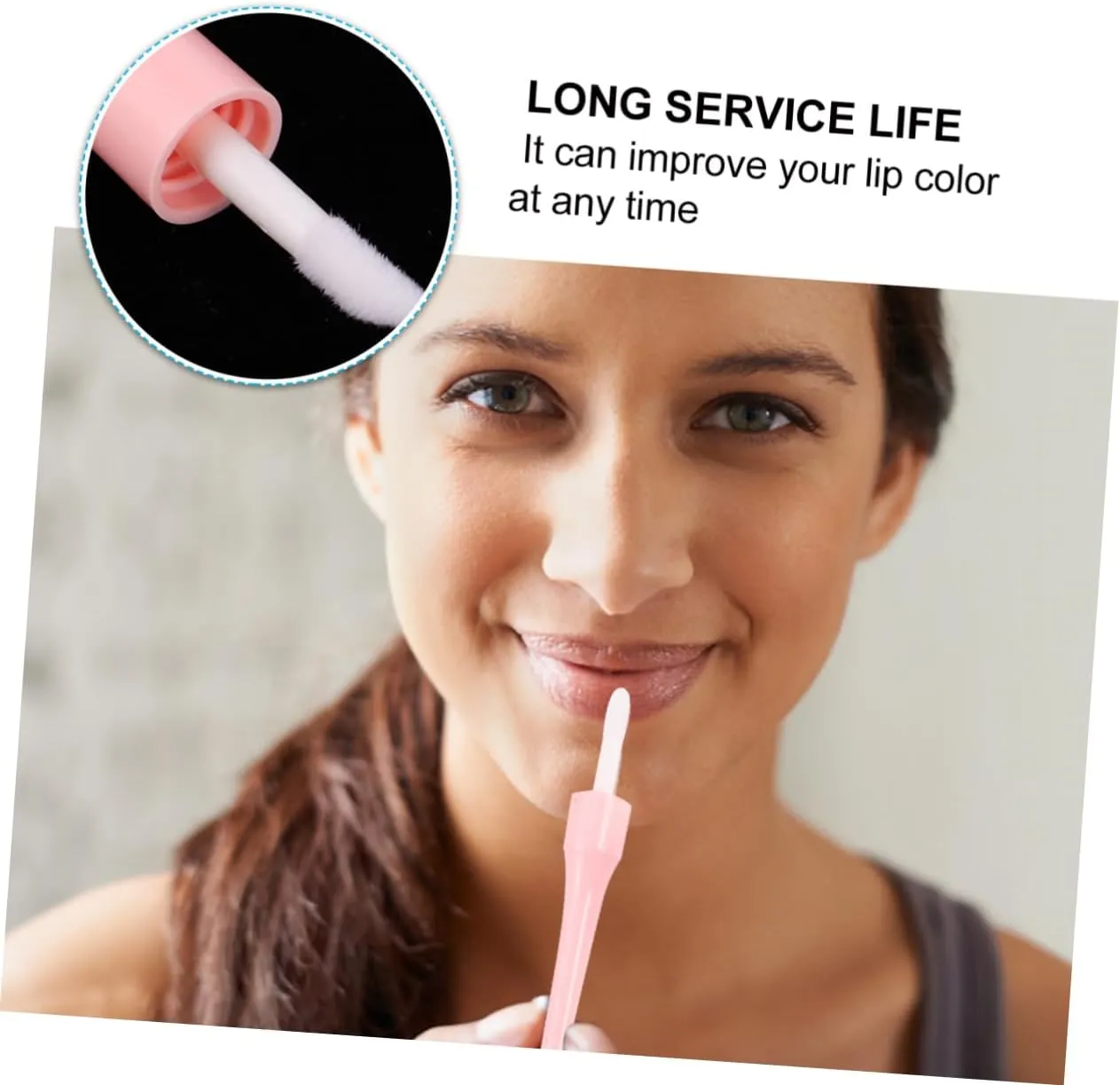 2sets 10pcs Empty Lip Gloss Tubes Refillable Cosmetic Containers for Friendly Design 10pcs*2