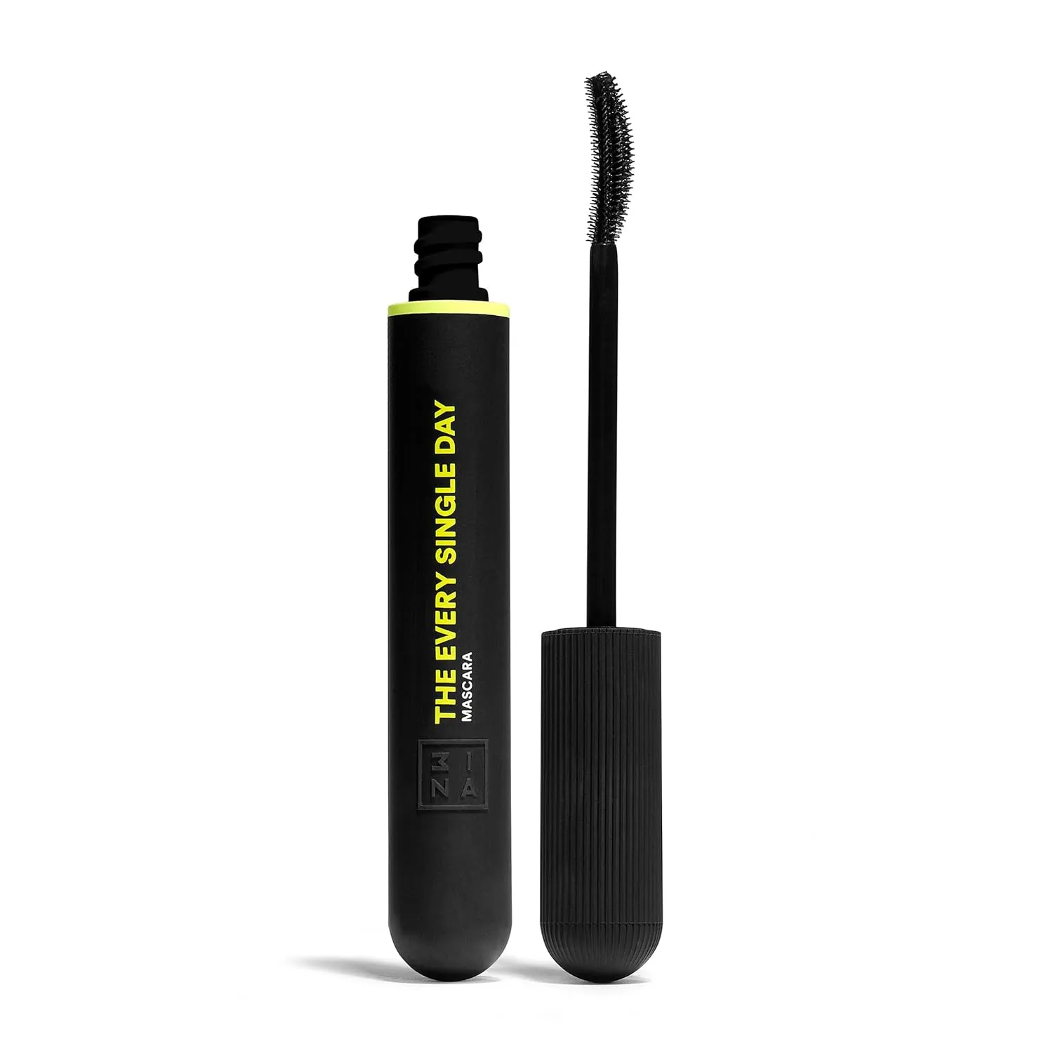 3INA Makeup - The Every Single Day Mascara - Black Mascara Long Eyelashes - Volume Length Curve Mascara - Hourglass Brush Mascara for Sensitive Eyes - Vegan - Cruelty Free