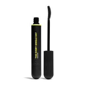 3INA Makeup - The Every Single Day Mascara - Black Mascara Long Eyelashes - Volume Length Curve Mascara - Hourglass Brush Mascara for Sensitive Eyes - Vegan - Cruelty Free