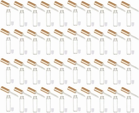 40 Pc Yellow Gold 10ml Empty Lip Gloss Tubes Lip Container Plastic PET Clear Balm Bottle