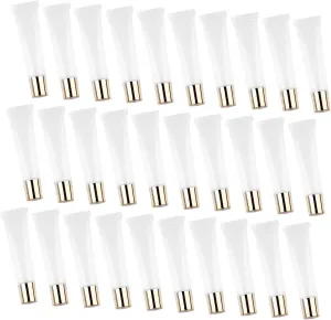 50Pcs Clear Lip Gloss Tubes Squeeze Containers for DIY Cosmetics for Shower Gel Shampoo Durable Travel Cosmetic Bottles Lightweight and Leak