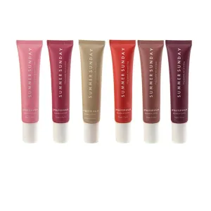6 Pcs Butter Lip Balm Natural Color Liquid Lipstick Moisturizing Moisturizing Lip Balm Suitable for Summer and Winter Lip Care