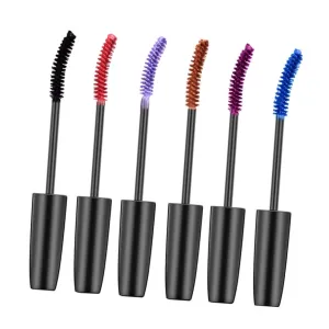 6pcs Colorful Mascara Eyelash Makeup for Stunning Eyes Easy to Wash off Warm Water for Daily Use and Special Occasions