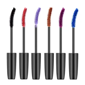 6pcs Colorful Mascara Smudge Eyelash Makeup Tools for Volume for Eye Makeup and Cosplay Events