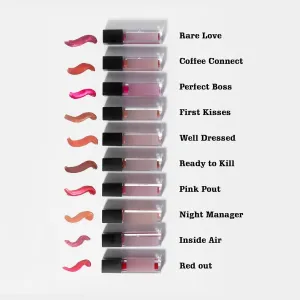 A.r Org.anic Beet Pink Soft Matte Long Stay Lipstick - Matte Liquid Lipstick With Almond Oil & Vitamin E - Waterproof & Ultra Smooth - 1.5 ml