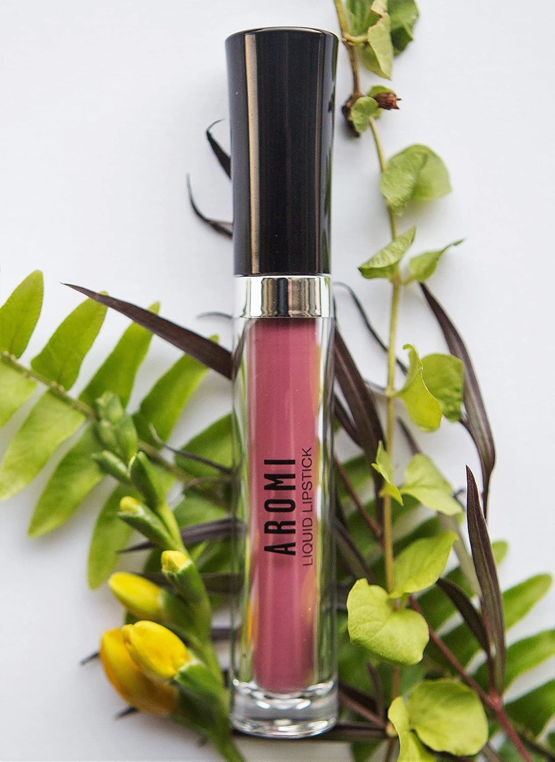 Aromi Dusty Rose Matte Liquid Lipstick | Universally Flattering Pink Lip Color, Vegan   Cruelty-free, Long-Lasting Makeup, All Day Night Lipstick (Rosy Rose)