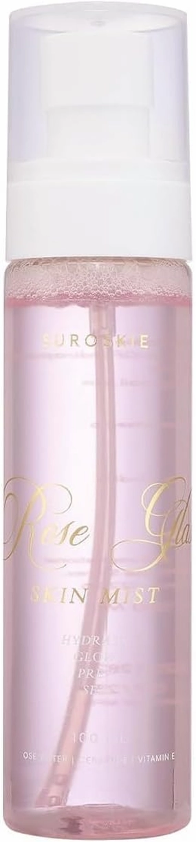 ASURO-SKIE's Roses Glass Skin Mist | 2 in 1 Face Toner   Makeup Setting Spray | Enriched with Rose Water & Aloe Vera | Toner for Glowing & Hydrating Skin | All Skin Types | for Women