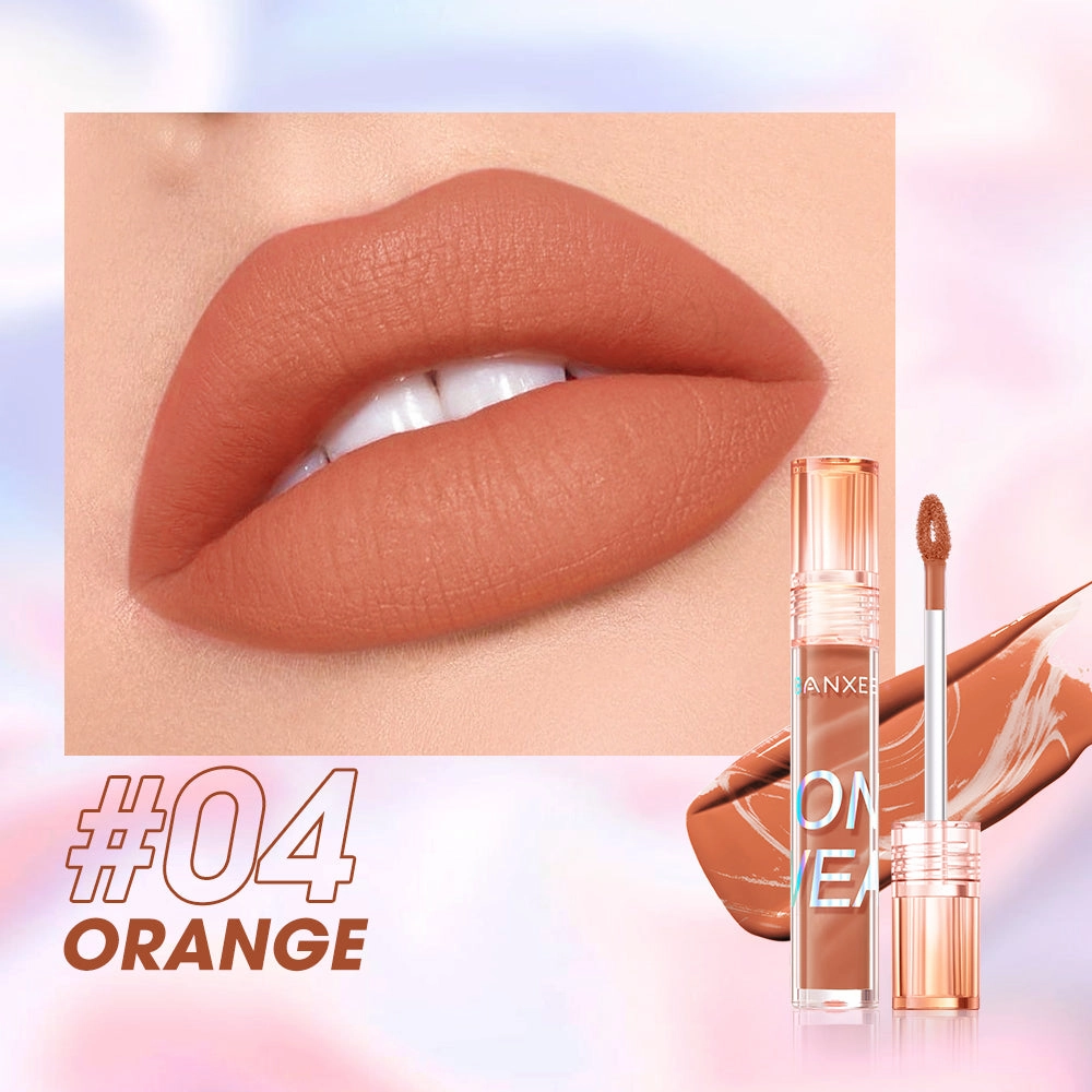 Banxeer Marble Texture Matte Finish Super Stay Lip Gloss For Girls