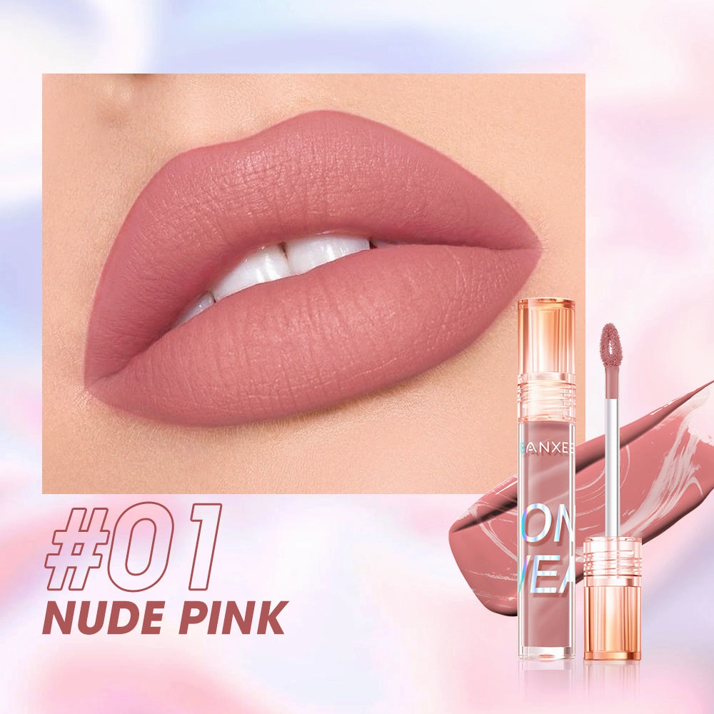 Banxeer Marble Texture Matte Finish Super Stay Lip Gloss For Girls