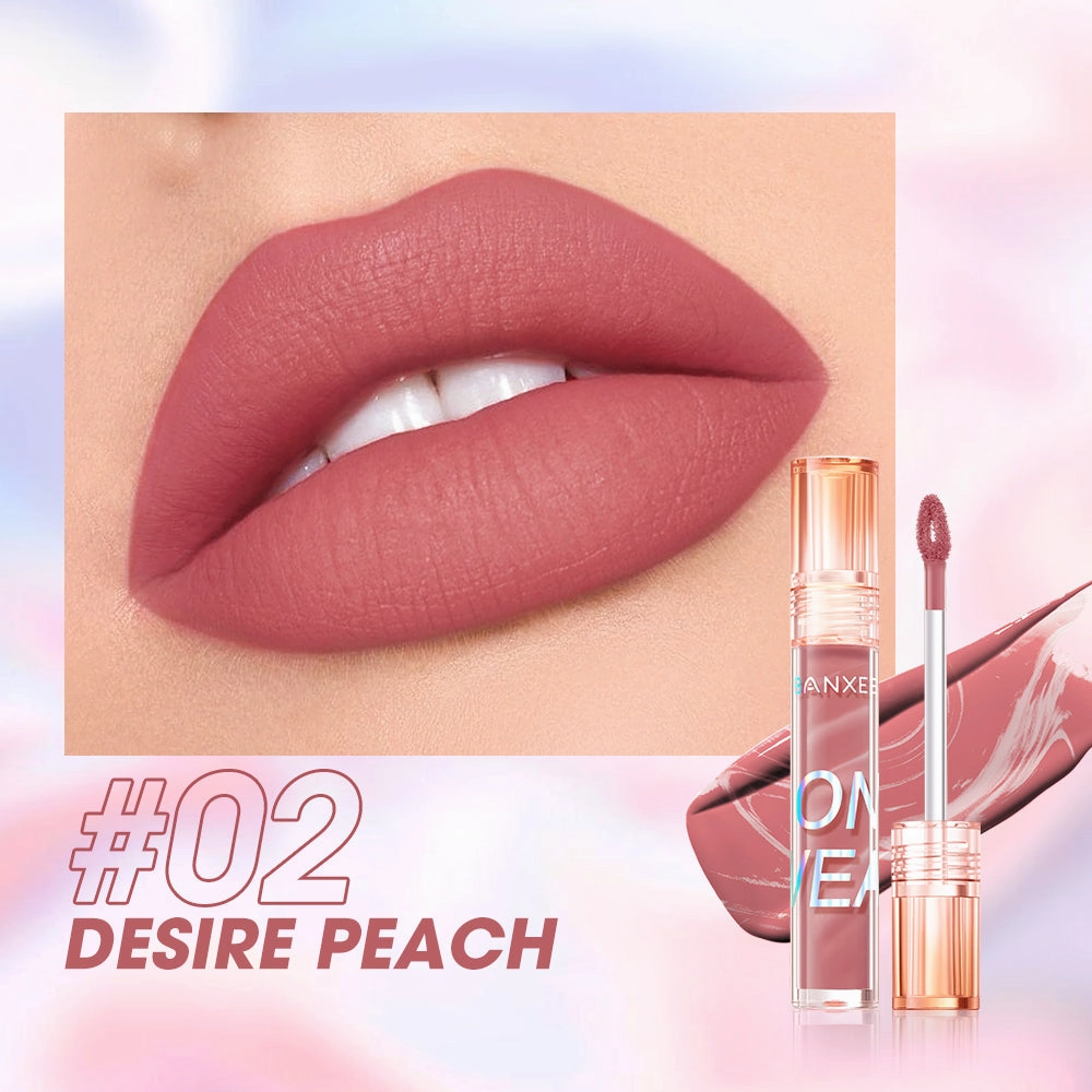 Banxeer Marble Texture Matte Finish Super Stay Lip Gloss For Girls
