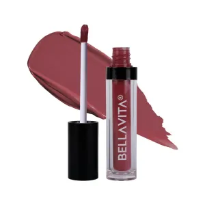BELLA;VITA Kiss-Proof Liquid Lipstick | 4.5 ml | 18-hr Stay | Liquid Lipstick | Waterproof | Long Lasting | Ultra Matte Finish | Intense Moisturisation | Dusty Nude