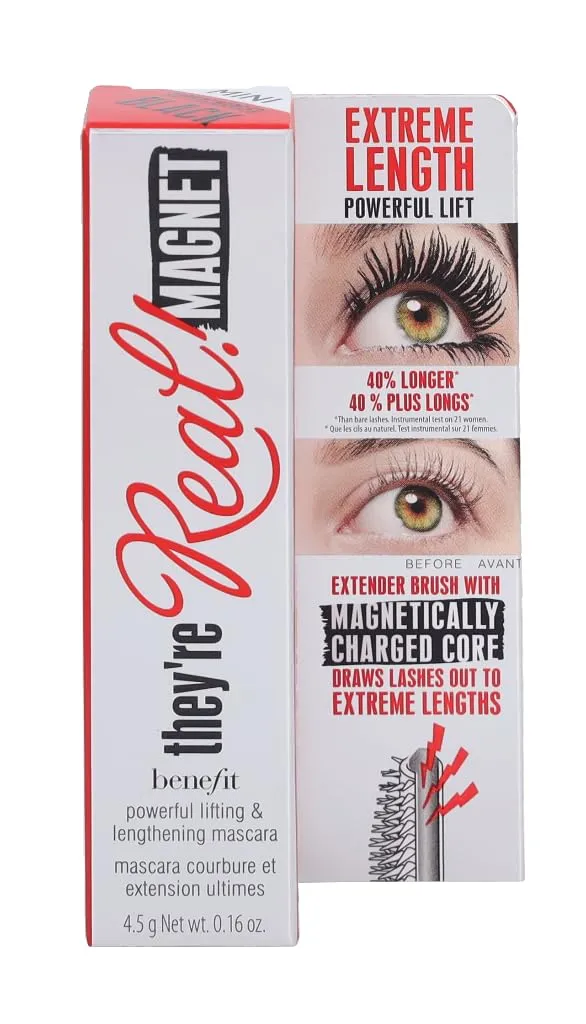 Benefit they’re real! Magnet mascara #supercharged black mini 0.16 ounce