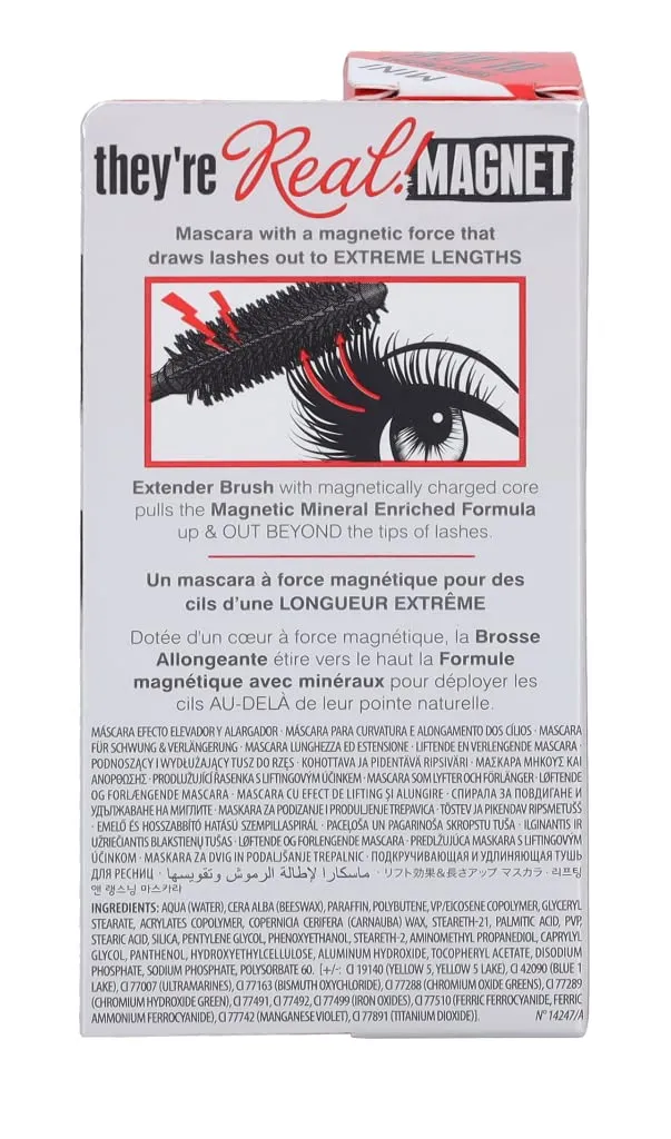 Benefit they’re real! Magnet mascara #supercharged black mini 0.16 ounce