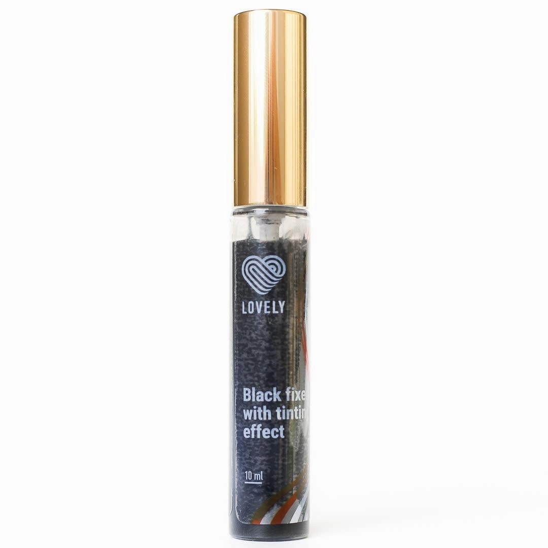 Black Eyelash Extension Sealer | Tinting Effect | For longer Lasting Lashes and Eyelash Extensions | Lovely US