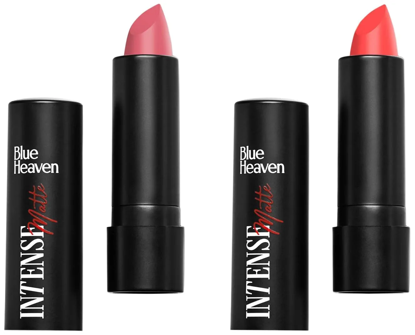 Blues Heaven Intense Matte Lipstick, Pink Frost &Pink Rose (Pack of 2)