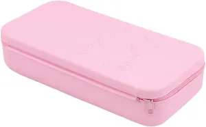 Cosmetic Tool Organizer, Small Portable Storage Case for Makeup Brushes, Lipstick, Eyeliner, Blush, Mascara, Nail Polishes,Travel size (pink)
