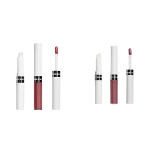 COVERGIRL Outlast All-Day Lip Color with Moisturizing Topcoat Good Mauve Pack of 1 and Custom Nudes Universal Nude Lip Color Bundle