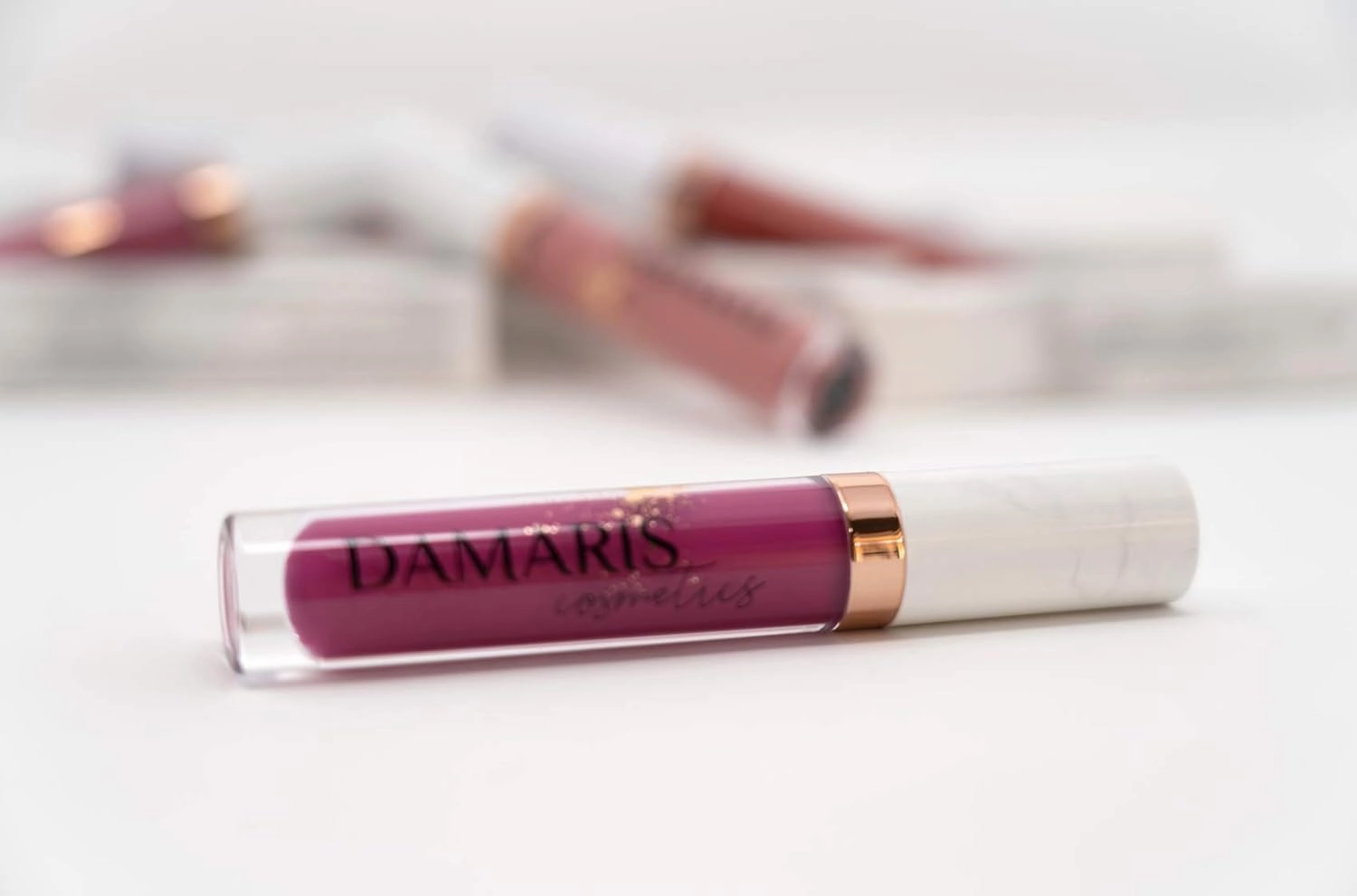 Damaris Cosmetics Vegan Hydrating Matte Liquid Lipstick, Cuertly Free, Parabens Free, No GMO. (Atrevete)