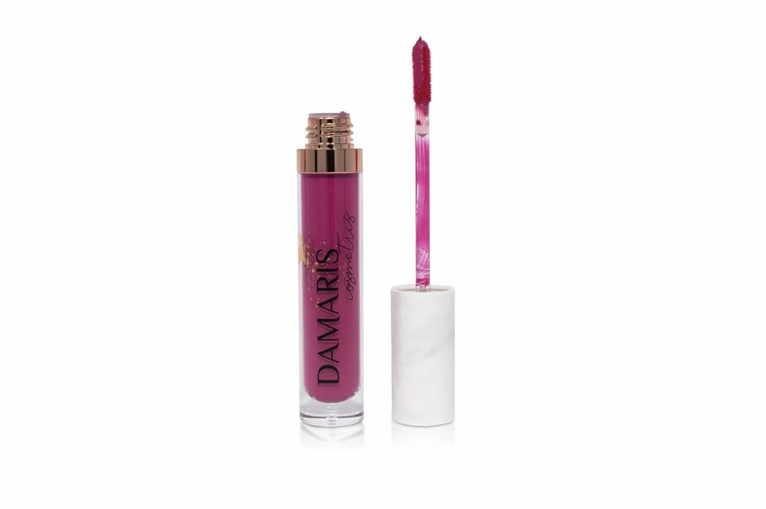 Damaris Cosmetics Vegan Hydrating Matte Liquid Lipstick, Cuertly Free, Parabens Free, No GMO. (Atrevete)