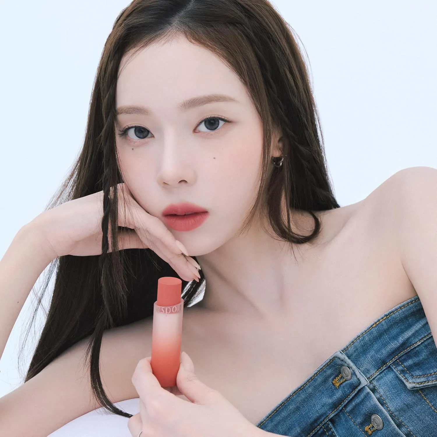 Espoir Lipstick Nowear Volume Matte #2 Kinda Pink 0.1oz | Airy Velvet Matte Lip | Long-Lasting Vibrant Color | Soft Creamy Texture like Cloud | Cruelty-Free | Korean Lip Makeup