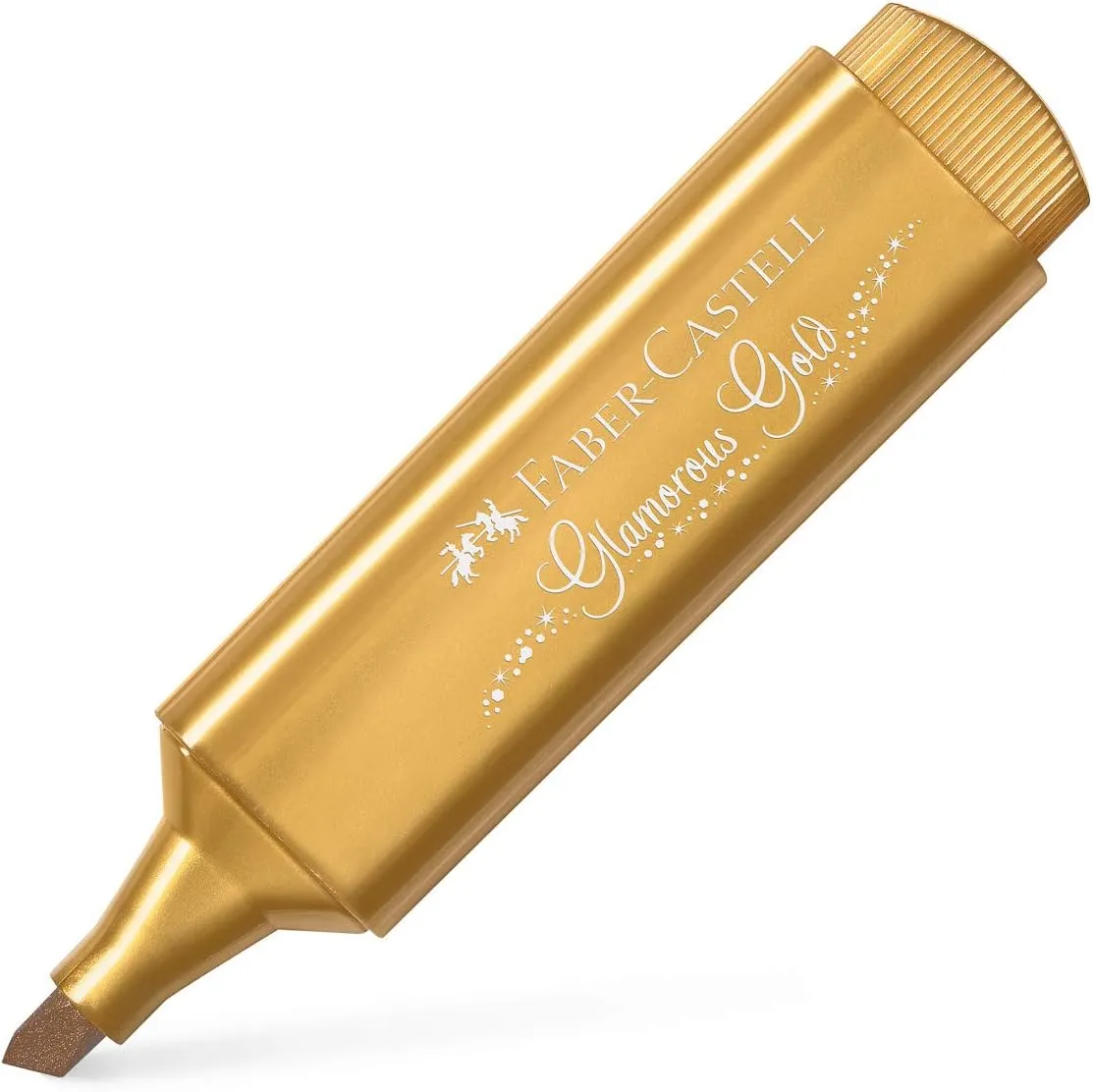 Faber-Castell Textliner 46 Metallic Glamorous Gold Highlighter Pen - Box of 10