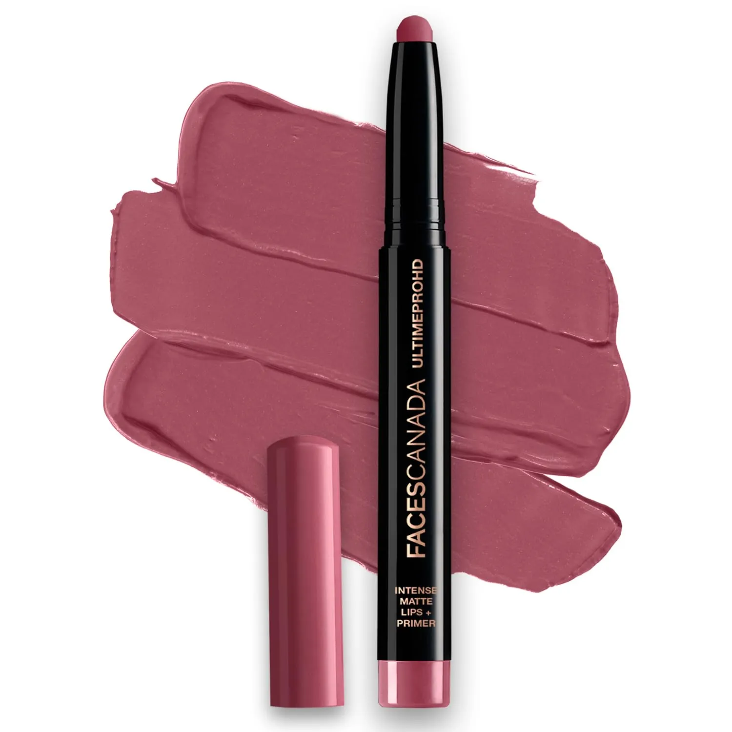 Faces Canada Hd Intense Matte Lipstick, Feather Light Comfort, 10 Hrs Stay, Primer Infused, Flawless Hd Finish, Made In Germany, Brown, Red, Pink, Purple, Nude Lip Color, Scandalous, 0.05 Oz