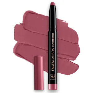 Faces Canada Hd Intense Matte Lipstick, Feather Light Comfort, 10 Hrs Stay, Primer Infused, Flawless Hd Finish, Made In Germany, Brown, Red, Pink, Purple, Nude Lip Color, Scandalous, 0.05 Oz