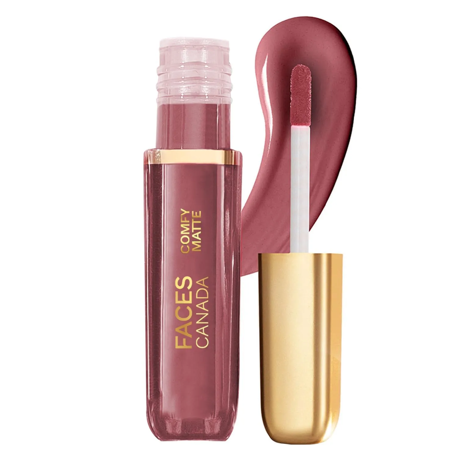 FACE'S.CANADA Comfy Matte Liquid Lipstick - Just So You Know 10 (Nude), 3 ml | Comfortable 10HR Longstay | Intense Matte Color | Almond Oil & Vitamin E Infused | Super Smooth | No Dryness | No Alcohol