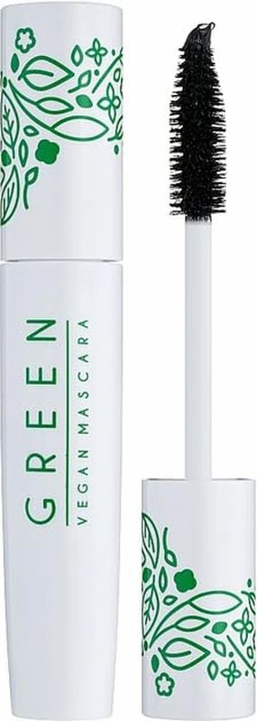 Farmasi Dr. C. Tuna Green Vegan Mascara 12 ml/0.4 fl.oz – Nourishing Plant-Based Formula for Fuller, Longer Lashes – Ophthalmologically Tested – Gentle Vegan Mascara with Green Tea & Bamboo Extracts