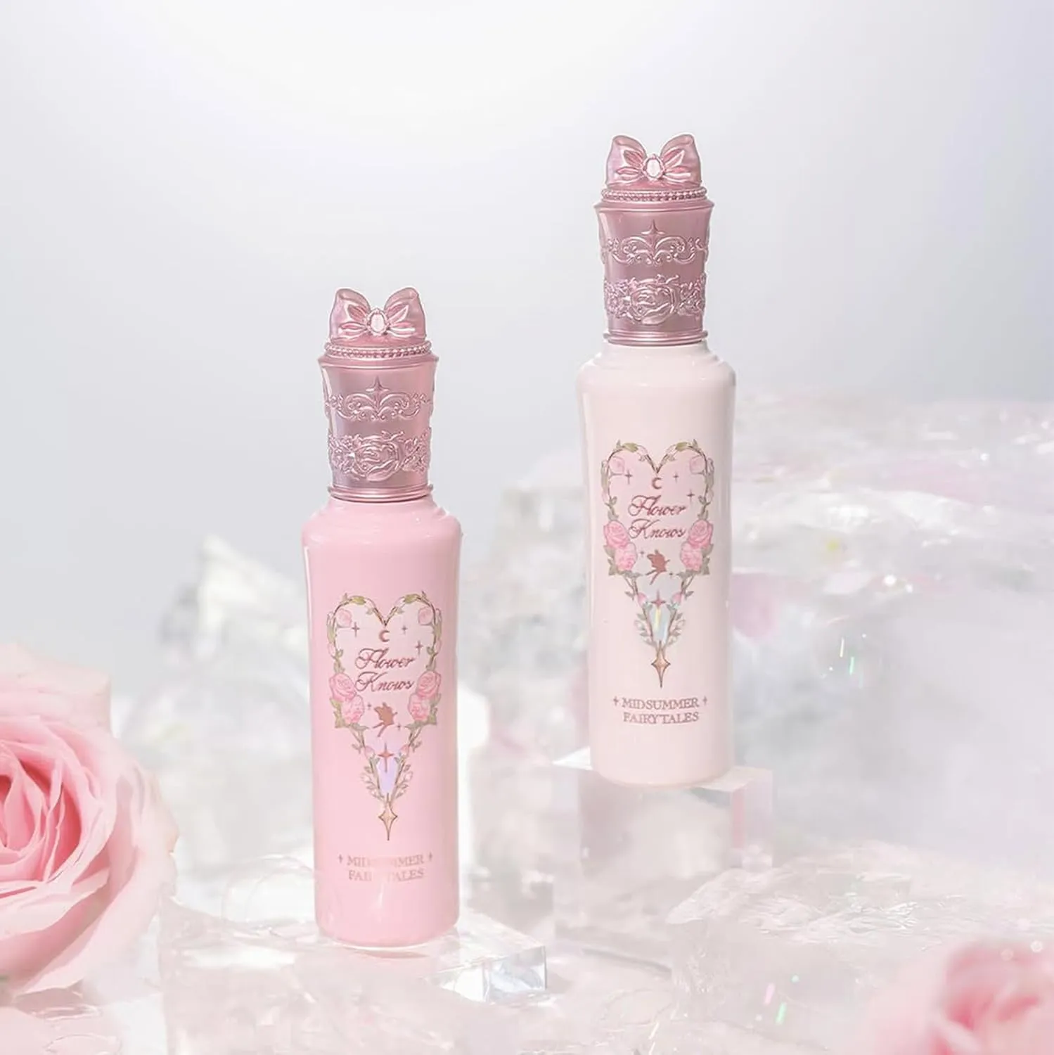 Flower Knows Midsummer Fairytales Liquid Highlighter,Gold Bronze Glitter Highlighter Makeup,Face & Body Illuminator,Blendable & Long-lasting face Highlighter for All Skin Tones(02 Sunset Forest)