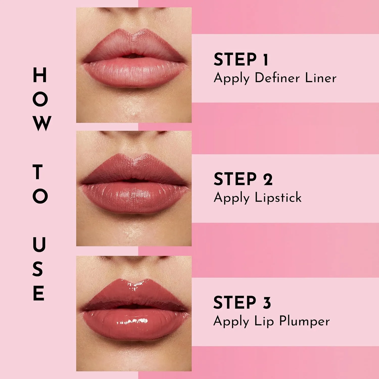 Forget the Filler Lip-Plumping Line-Smoothing Satin Cream Lipstick, Wedding Day, Pink, 0.1 Ounce