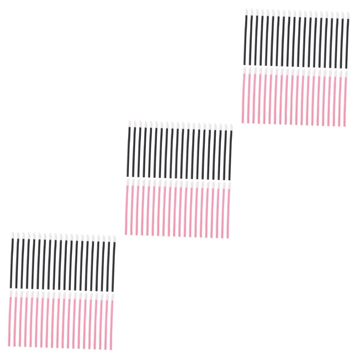 FRCOLOR 3sets Makeup Beauty Tools Disposable Lip Brush Plastic Lip Brush Lipstick Applicators Portable Convenient for Travel 200pcs*3