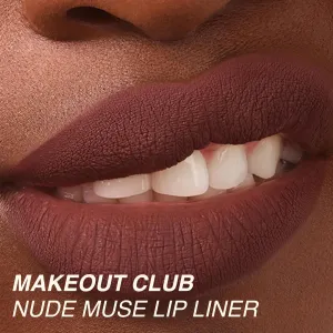 Freck Beauty MAKEOUT CLUB Lip Liner – Creamy Precision Formula, Long-Wearing, Smooth Application, Naturally Defined Finish, Designed to Pair with Soft Blur Lipstick | SHADE 06 (Rich Chocolate Brown)