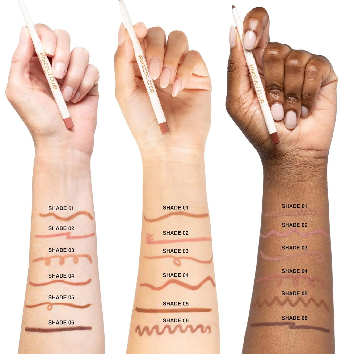 Freck Beauty MAKEOUT CLUB Lip Liner – Creamy Precision Formula, Long-Wearing, Smooth Application, Naturally Defined Finish, Designed to Pair with Soft Blur Lipstick | SHADE 06 (Rich Chocolate Brown)