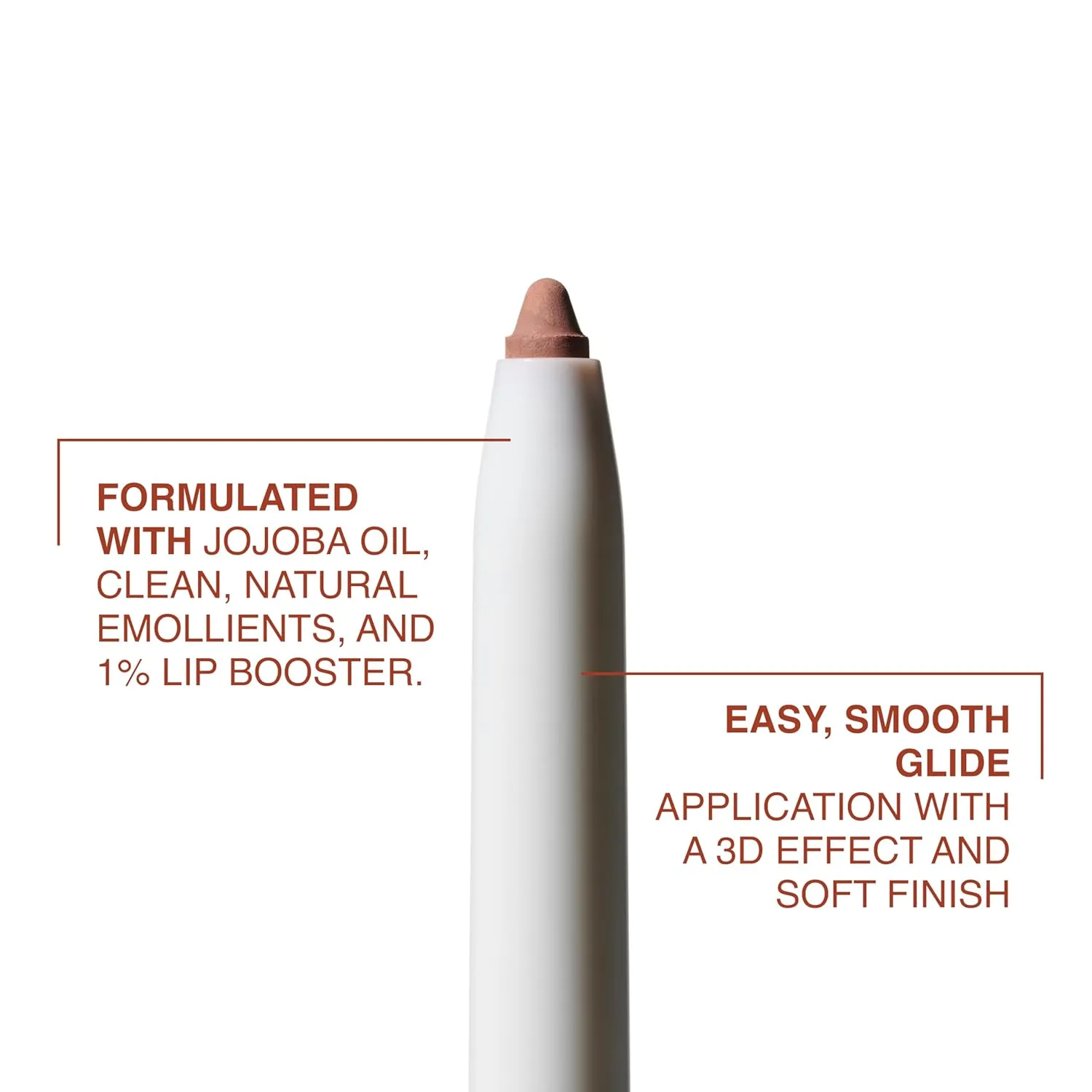Freck Beauty MAKEOUT CLUB Lip Liner – Creamy Precision Formula, Long-Wearing, Smooth Application, Naturally Defined Finish, Designed to Pair with Soft Blur Lipstick | SHADE 06 (Rich Chocolate Brown)