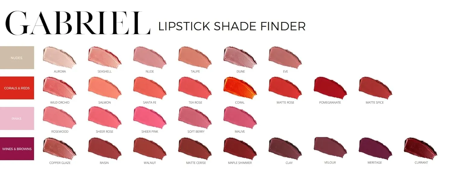 Gabriel Cosmetics Lipstick (Sheer Pink - Bubble Gum Pink/Cool Crème)