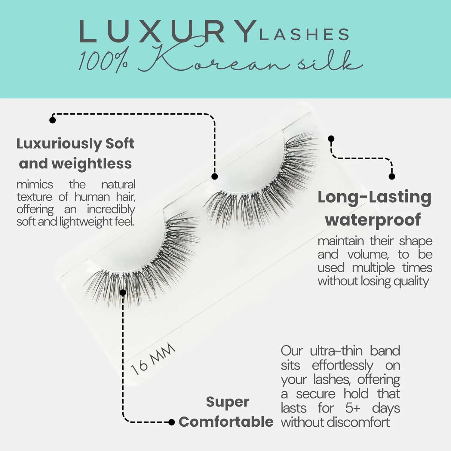 GAZELLE Lash Cluster Kit with Bond, Sealer, Remover & Tweezer – 3-Pack DIY Eyelash Extensions (10-12-14mm) – Wispy Korean PBT Lashes, Reusable, Salon-Style at Home, Lasts 10 Days, 30 Lashes