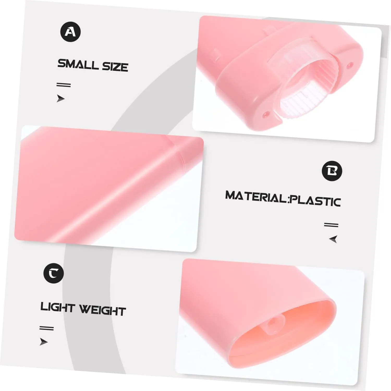 Hemoton 15pcs Lip Balm Tube Mini Lip Balm Lipgloss Tube Empty Tubes Lip Balm Case Lip Gloss Containers Empty Lip Stain Mini Lipsticks Christmas Bows for Miss Pink Nail Coffee Plastic