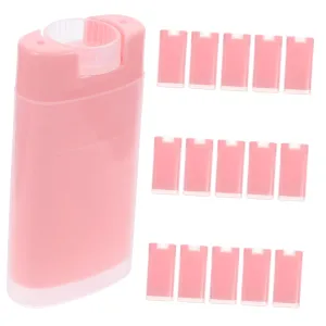 Hemoton 15pcs Lip Balm Tube Mini Lip Balm Lipgloss Tube Empty Tubes Lip Balm Case Lip Gloss Containers Empty Lip Stain Mini Lipsticks Christmas Bows for Miss Pink Nail Coffee Plastic