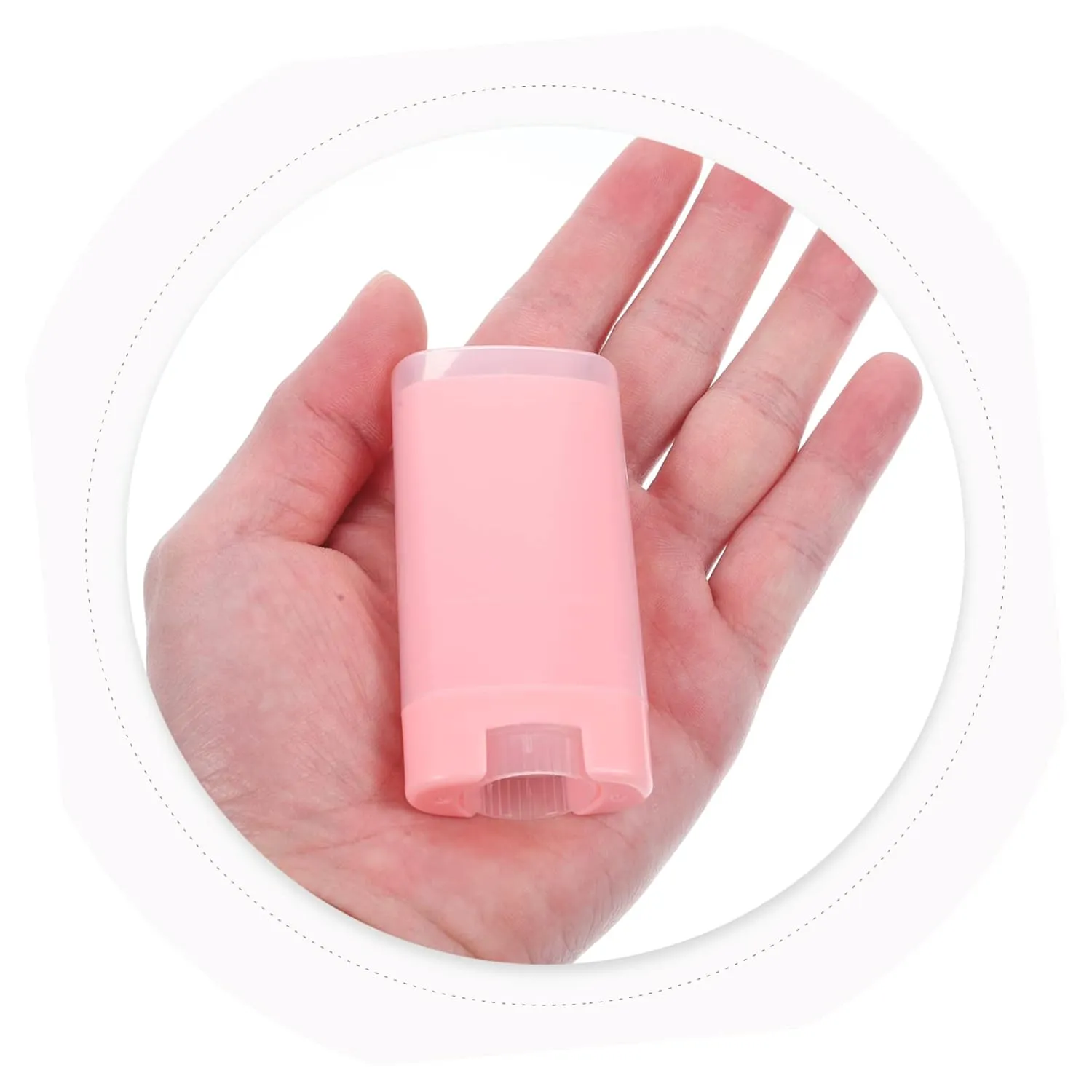 Hemoton 15pcs Lip Balm Tube Mini Lip Balm Lipgloss Tube Empty Tubes Lip Balm Case Lip Gloss Containers Empty Lip Stain Mini Lipsticks Christmas Bows for Miss Pink Nail Coffee Plastic