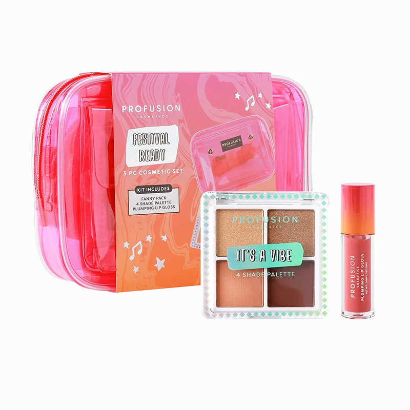 It's a Vibe | Festival Ready 3-pc Bag & Cosmetic Set