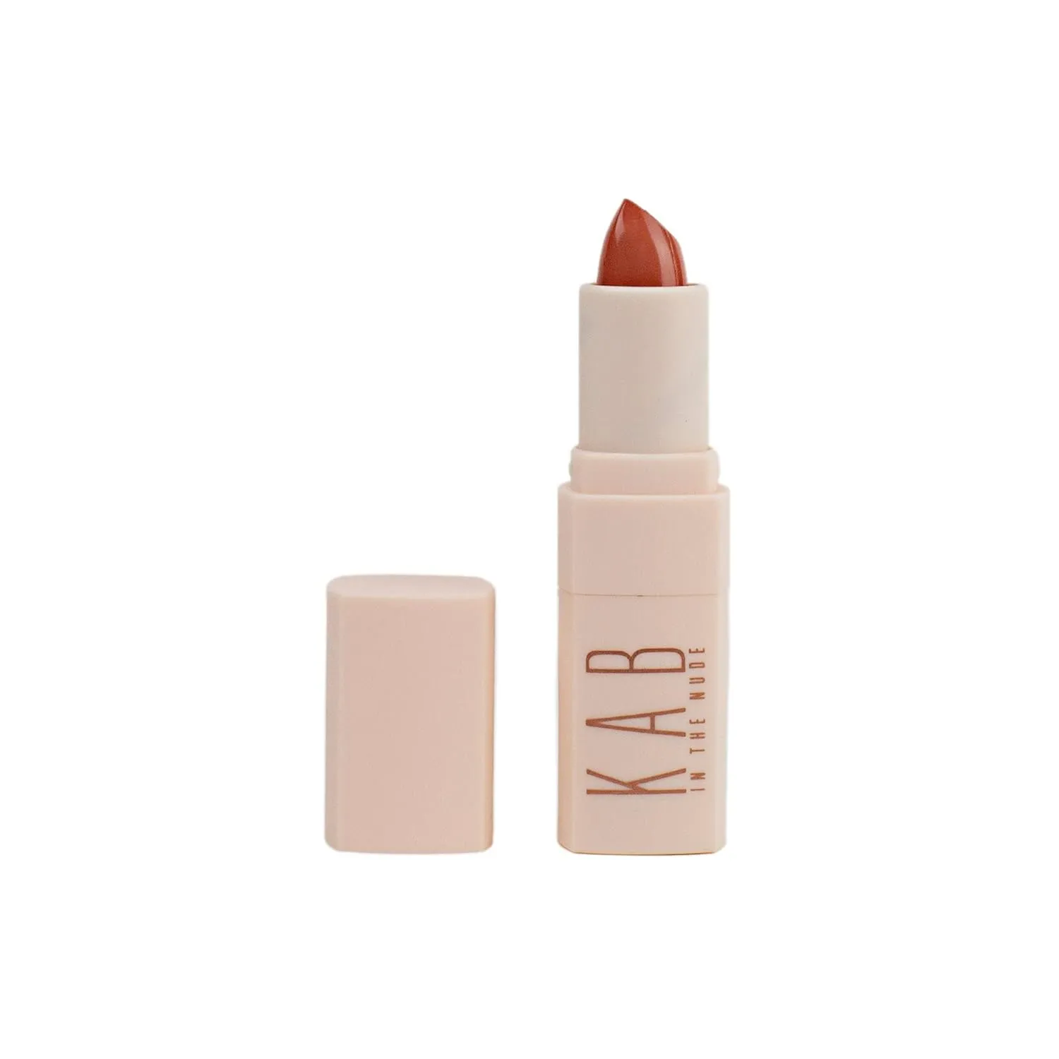 KAB Nude Matte Lipstick For Women – Creamy, Hydrating Lipstick in Vanilla Cupcake Scent –Ultra-Pigmented, Long-Lasting Lipstick with Precision Application Tip, Thigh High Bullet Lip Color