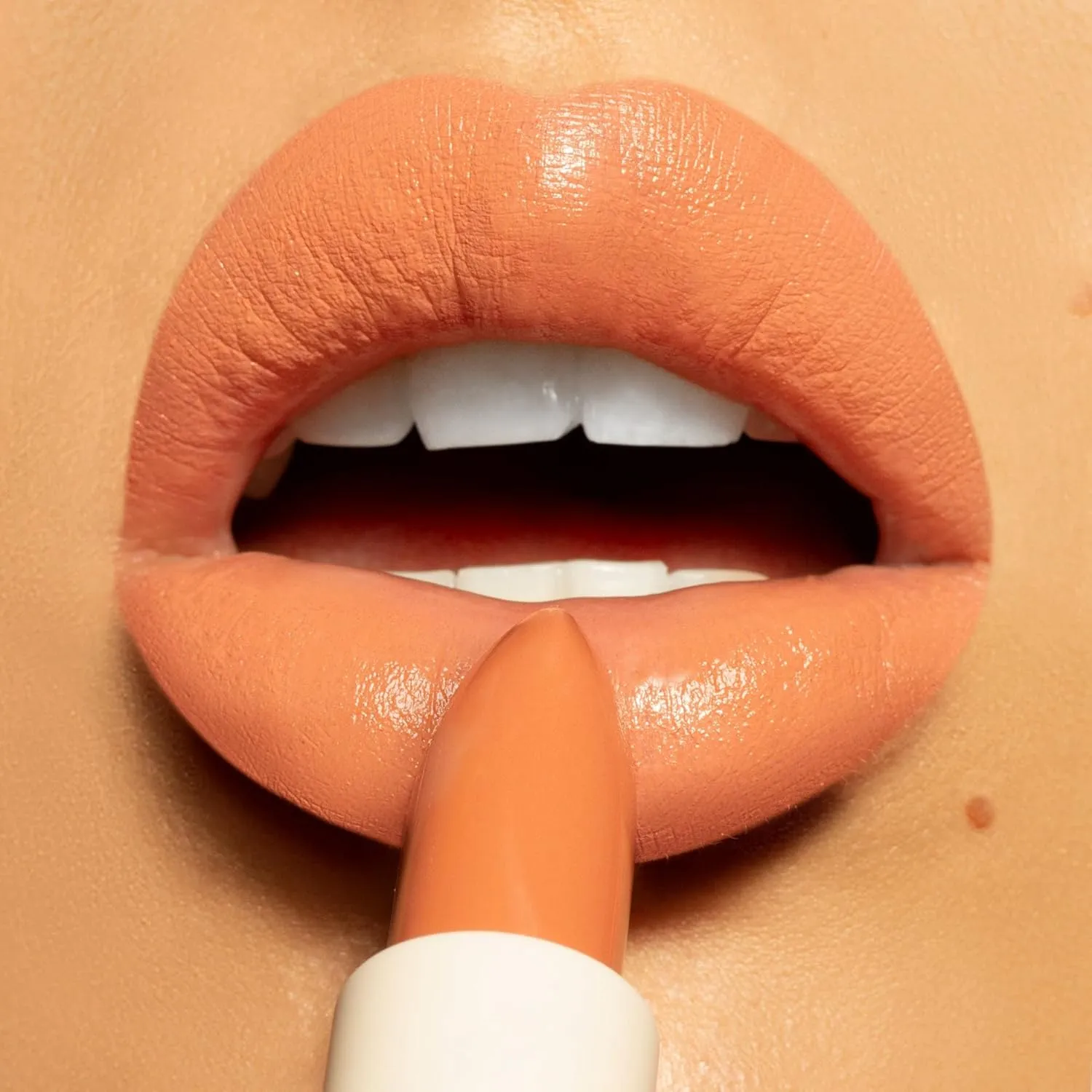 KAB Nude Matte Lipstick For Women – Creamy, Hydrating Lipstick in Vanilla Cupcake Scent –Ultra-Pigmented, Long-Lasting Lipstick with Precision Application Tip, Thigh High Bullet Lip Color