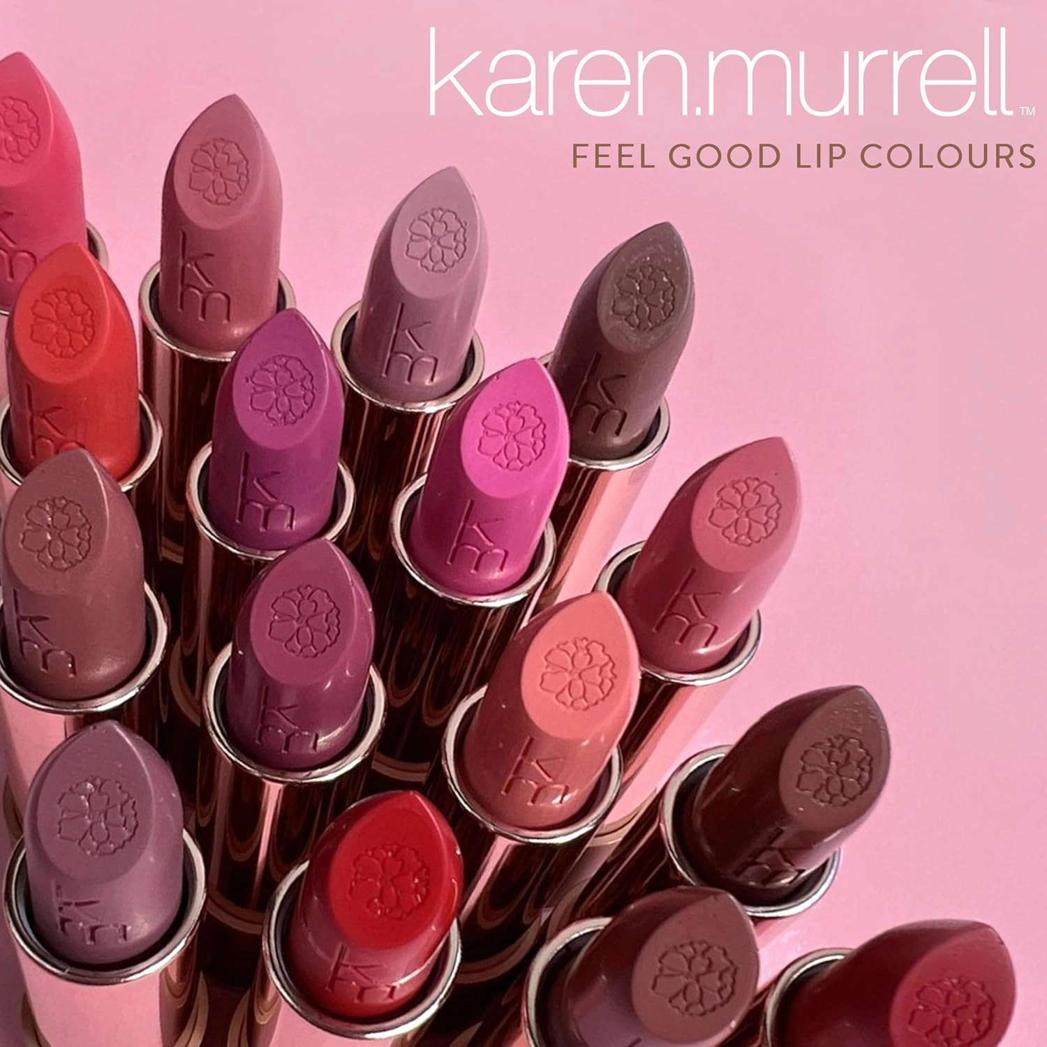 Karen Murrell - Natural Lip Stick - Lipstick 18 Sugar Rush - Hot Pink Lipstick - Matte Finish, 100% Natural Ingredients, Moisturizes & Hydrates Lips - Paraben & Cruelty Free