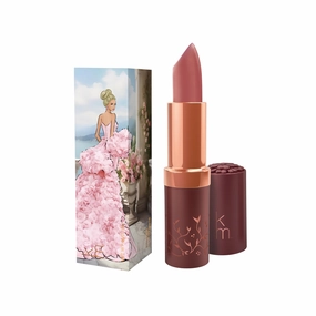 Karen Murrell - Natural Lip Stick - Lipstick 23 Blushing Rose - Deep Nude Lipstick - Matte Finish, 100% Natural Ingredients, Moisturizes & Hydrates Lips - Paraben & Cruelty Free